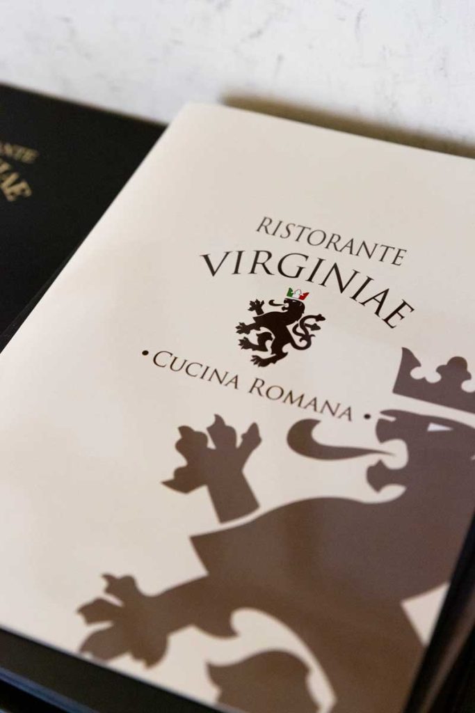 ristorante cucina romana virginiae
